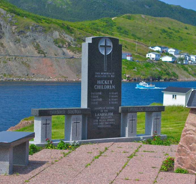Harbour Breton Landslide Monument